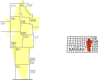 Flint Hills locator map